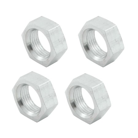 ALLSTAR 0.63 in. 18 Right Hand Aluminum Jam Nuts, 4PK ALL18280